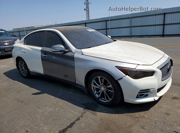JN1EV7AP9HM744103 2017 INFINITI Q50 White Передня права чверть