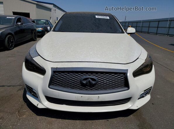 JN1EV7AP9HM744103 2017 INFINITI Q50 White Вид спереду