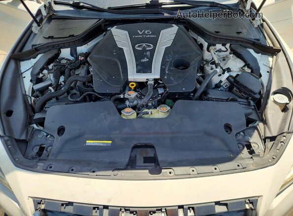 JN1EV7AP9JM353913 2018 INFINITI Q50 White Սալոնի հետևի տեսք