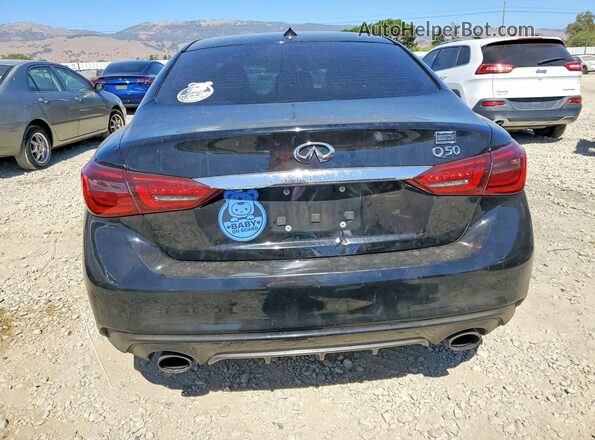 JN1EV7AP9JM358738 2018 INFINITI Q50 Черный Вид сзади