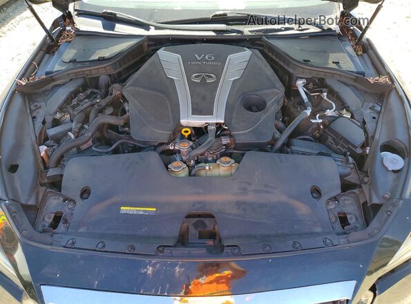 JN1EV7AP9JM358738 2018 INFINITI Q50 Черный Вид задней части салона