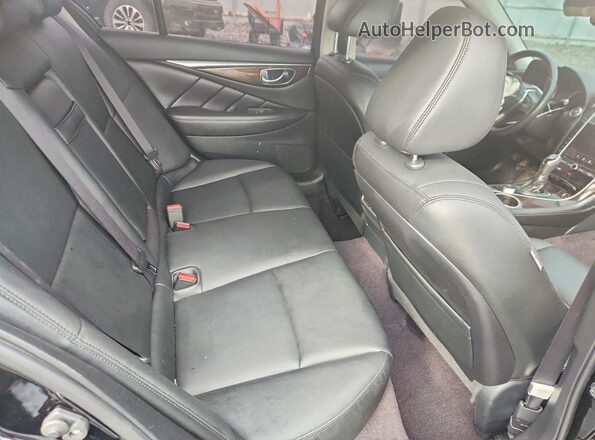 JN1EV7AP9JM362417 2018 INFINITI Q50 Black Հետևի նստատեղերի տեսք