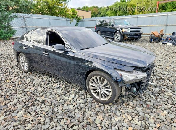 JN1EV7AP9JM362417 2018 INFINITI Q50 Black Առջևի աջ