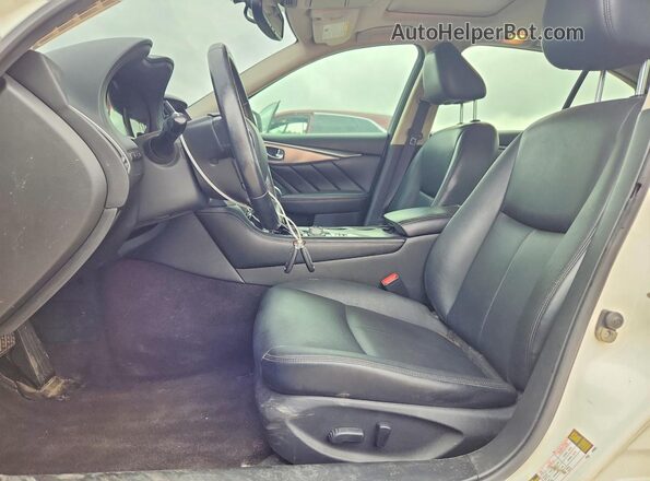 JN1EV7APXHM736348 2017 INFINITI Q50 White Vista interior delantera