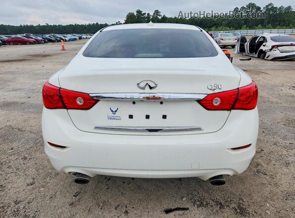JN1EV7APXHM736348 2017 INFINITI Q50 White Vista trasera