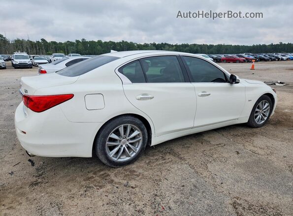 JN1EV7APXHM736348 2017 INFINITI Q50 White Trasero derecho
