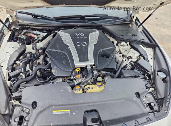 JN1EV7APXHM736348 2017 INFINITI Q50 White Vista interior trasera