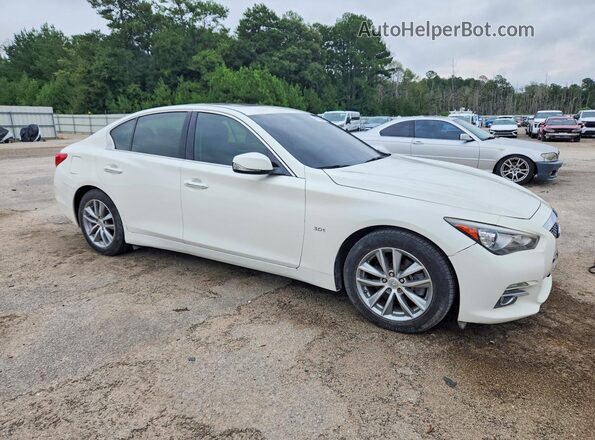 JN1EV7APXHM736348 2017 INFINITI Q50 White Delantero derecho