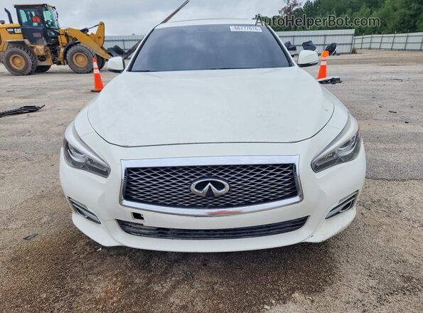 JN1EV7APXHM736348 2017 INFINITI Q50 White Vista frontal