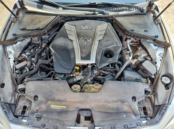 JN1EV7AR0HM832619 2017 INFINITI Q50 Silver Вид задньої частини салону