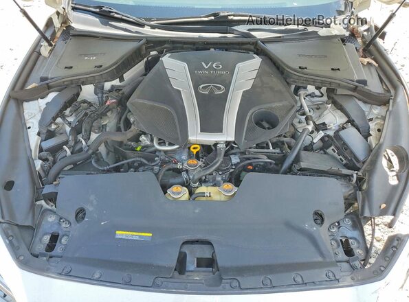 JN1EV7AR1HM835514 2017 INFINITI Q50 White Rear interior view