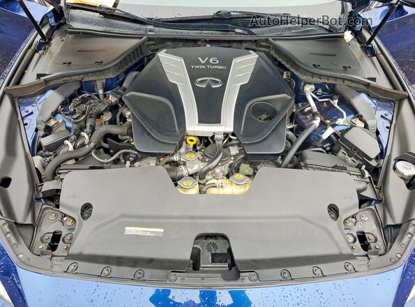 JN1EV7AR1JM432378 2018 INFINITI Q50 Blue უკანა სალონის ხედი