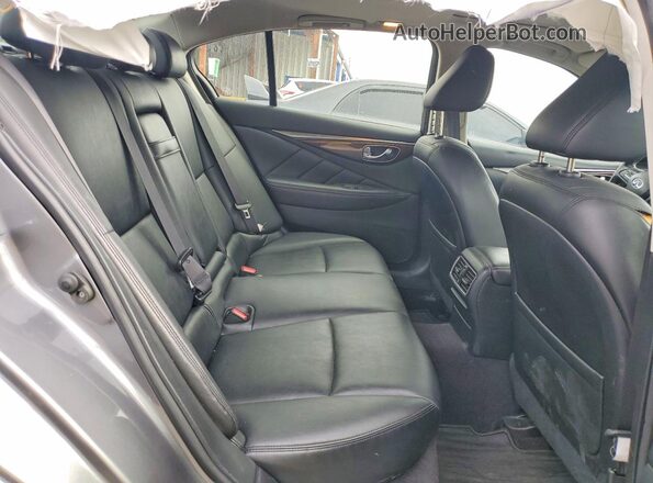 JN1EV7AR1JM438410 2018 INFINITI Q50 Серый Вид задних сидений