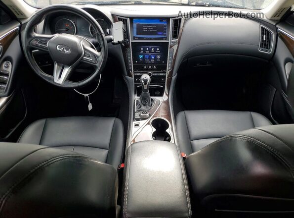JN1EV7AR1JM438410 2018 INFINITI Q50 Серый Вид панели приборов