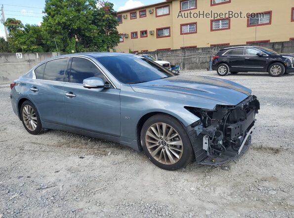 JN1EV7AR1LM256550 2020 INFINITI Q50 Blue Առջևի աջ