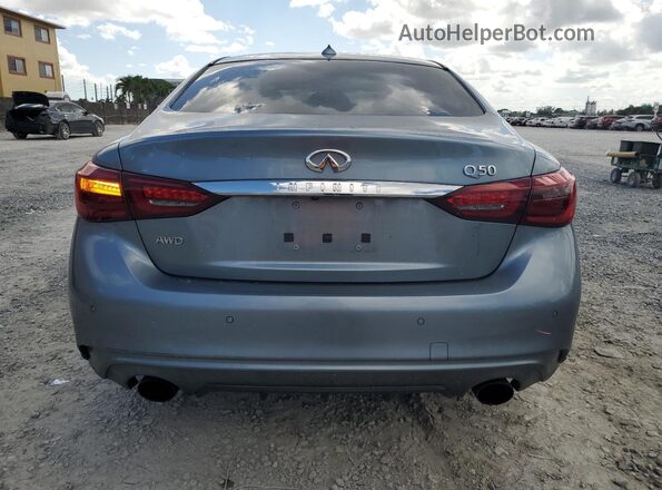 JN1EV7AR1LM256550 2020 INFINITI Q50 Blue Հետևի տեսք