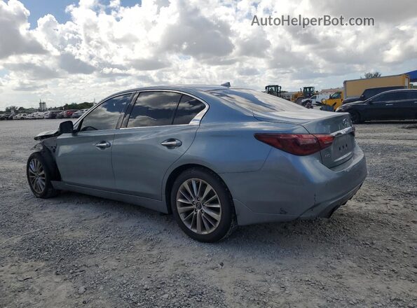 JN1EV7AR1LM256550 2020 INFINITI Q50 Blue Հետևի ձախ