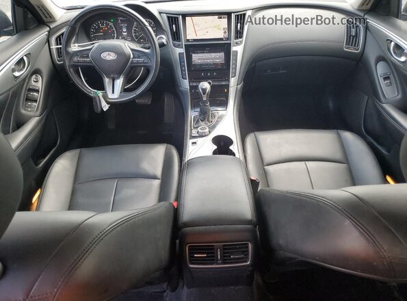 JN1EV7AR1LM256550 2020 INFINITI Q50 Blue Առջևի վահանակի տեսք