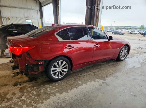 JN1EV7AR2GM345114 2016 INFINITI Q50 Red Trasero derecho