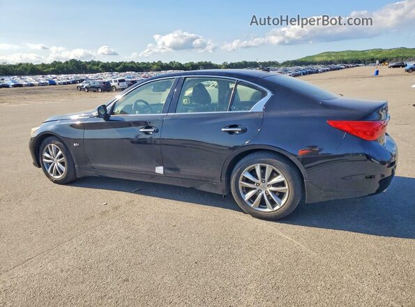 JN1EV7AR2HM835263 2017 INFINITI Q50 Black Rear left
