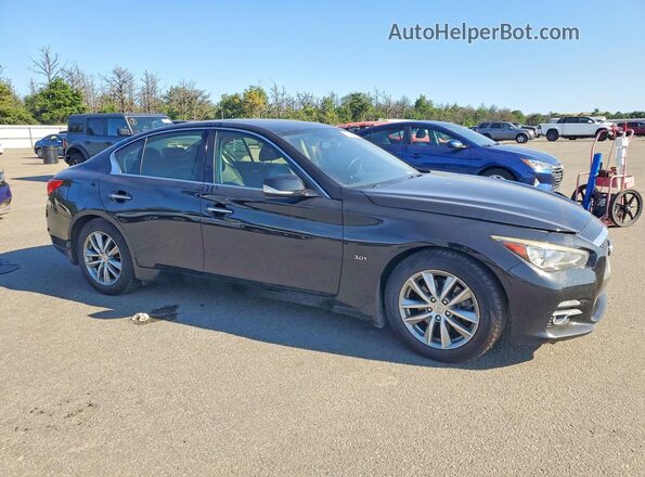 JN1EV7AR2HM835263 2017 INFINITI Q50 Black Front right