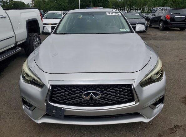 JN1EV7AR2JM435757 2018 INFINITI Q50 Silver Դիմացի տեսք