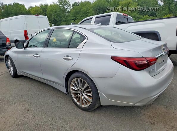 JN1EV7AR2JM435757 2018 INFINITI Q50 Silver Հետևի ձախ