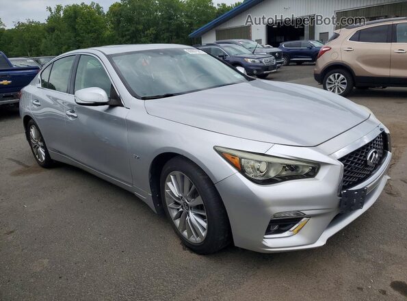 JN1EV7AR2JM435757 2018 INFINITI Q50 Silver Առջևի աջ