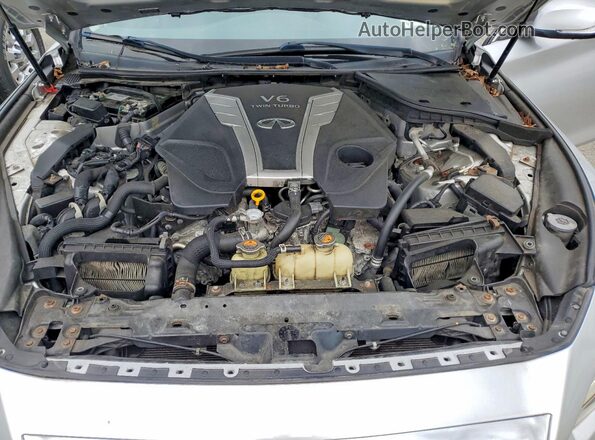 JN1EV7AR2JM435757 2018 INFINITI Q50 Silver Սալոնի հետևի տեսք