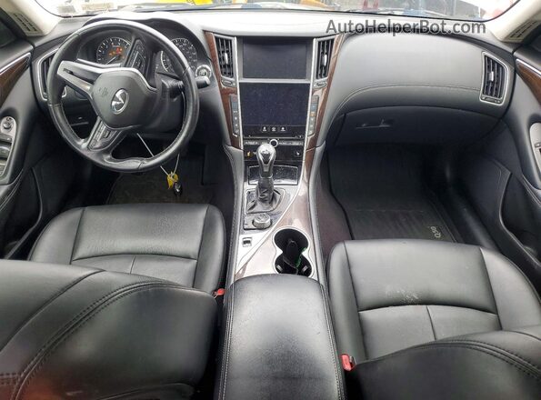 JN1EV7AR2JM435757 2018 INFINITI Q50 Silver Առջևի վահանակի տեսք