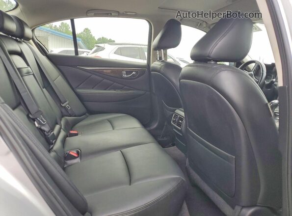JN1EV7AR2JM435757 2018 INFINITI Q50 Silver Հետևի նստատեղերի տեսք
