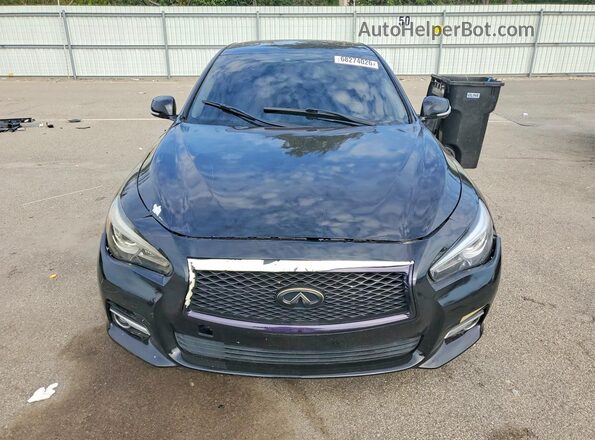 JN1EV7AR3HM830072 2017 INFINITI Q50 Black Դիմացի տեսք