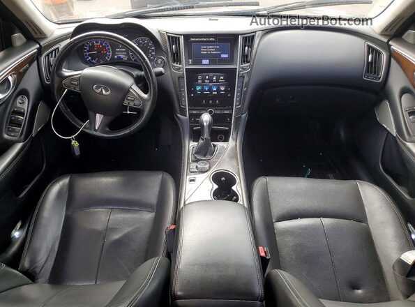 JN1EV7AR3HM830072 2017 INFINITI Q50 Black Առջևի վահանակի տեսք