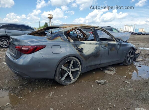 JN1EV7AR3JM444810 2018 INFINITI Q50 Silver Հետևի աջ