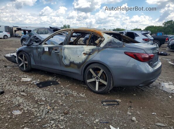 JN1EV7AR3JM444810 2018 INFINITI Q50 Silver Հետևի ձախ