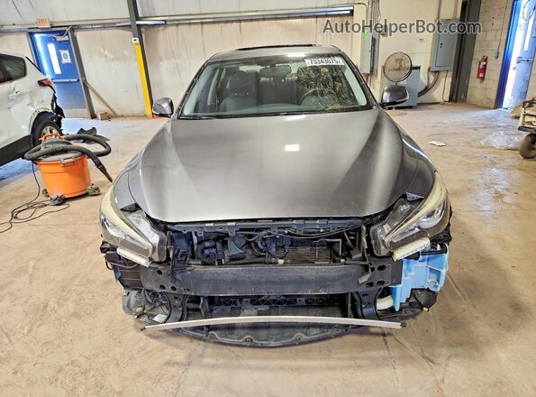 JN1EV7AR4HM840593 2017 INFINITI Q50 Gray Вид спереду