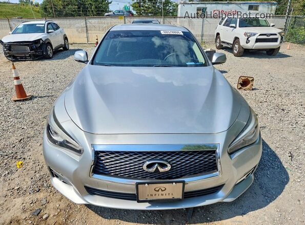 JN1EV7AR4HM841372 2017 INFINITI Q50 Silver Front view