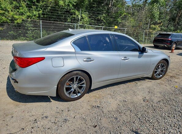 JN1EV7AR4HM841372 2017 INFINITI Q50 Silver Rear right