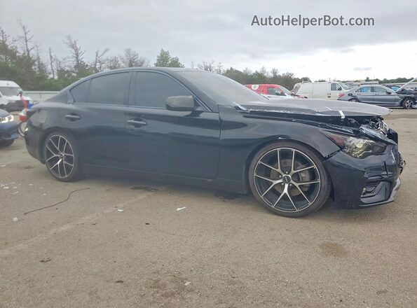 JN1EV7AR4JM436490 2018 INFINITI Q50 Black Front right