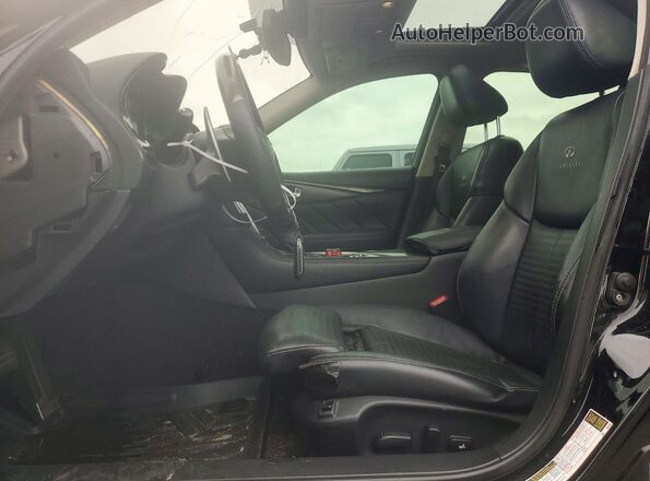 JN1EV7AR4JM436490 2018 INFINITI Q50 Black Front interior view