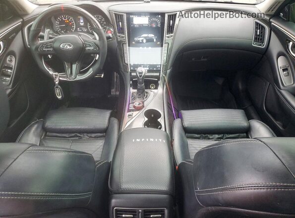 JN1EV7AR4JM436490 2018 INFINITI Q50 Black Dashboard view