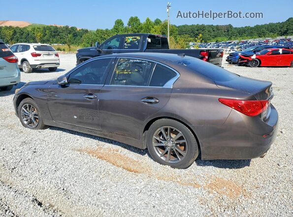 JN1EV7AR5HM838979 2017 INFINITI Q50 Brown Tył lewy