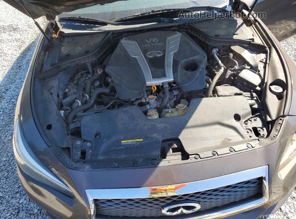 JN1EV7AR5HM838979 2017 INFINITI Q50 Brown Widok wnętrza z tyłu
