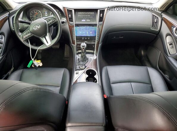 JN1EV7AR5JM430164 2018 INFINITI Q50 Белый Вид панели приборов