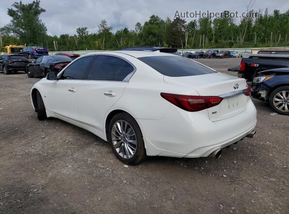 JN1EV7AR5JM430164 2018 INFINITI Q50 Белый Задняя левая четверть