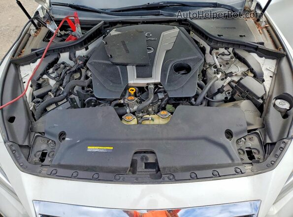 JN1EV7AR5JM430164 2018 INFINITI Q50 Белый Вид задней части салона