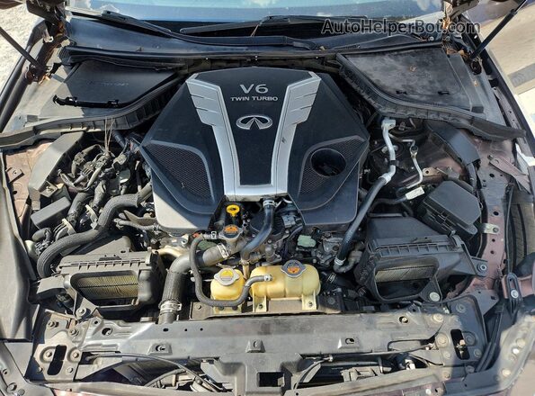 JN1EV7AR5JM430634 2018 INFINITI Q50 Brown Вид задньої частини салону