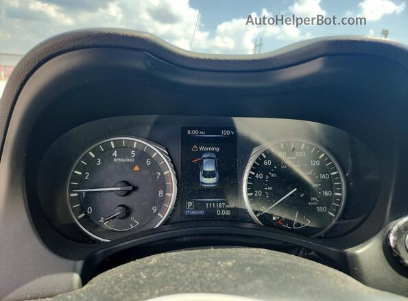 JN1EV7AR5JM430634 2018 INFINITI Q50 Brown Вид щитка приладів
