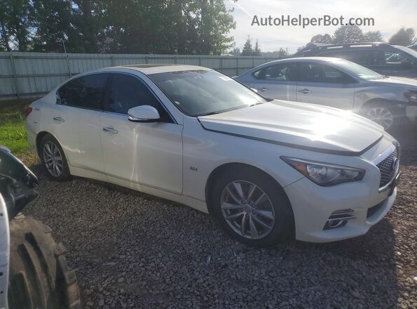 JN1EV7AR6HM834391 2017 INFINITI Q50 White წინა მარჯვენა