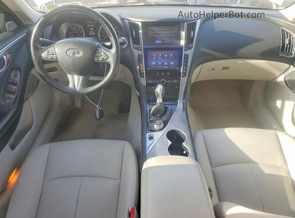 JN1EV7AR6HM834391 2017 INFINITI Q50 White წინა პანელის ხედი